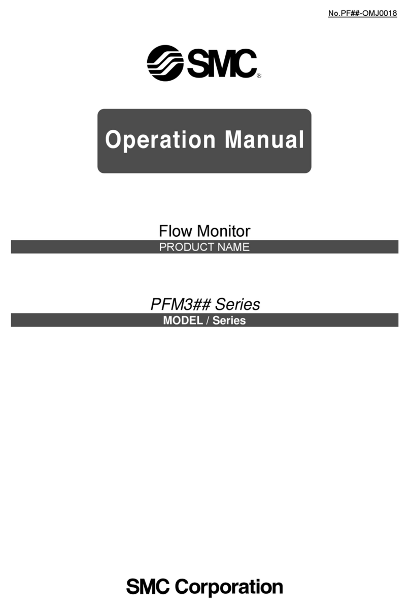 SMC Networks PFM3 Series Operation manual