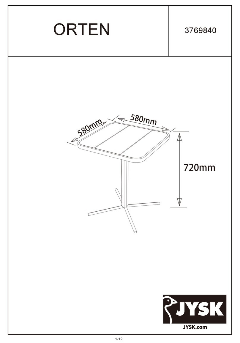 Jysk ORTEN 3769840 User manual