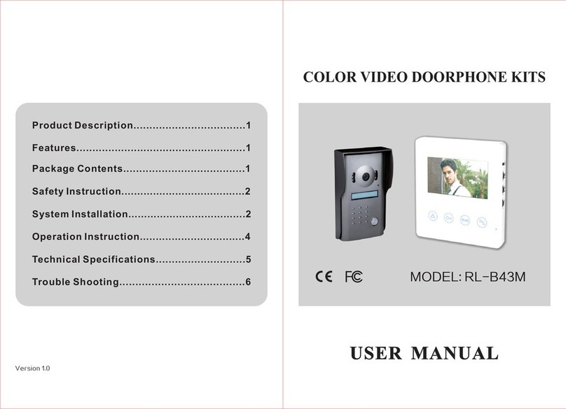 Multitek RL-B43M User manual