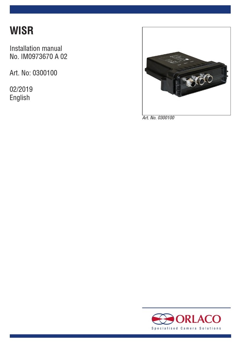 Orlaco WISR installation manual