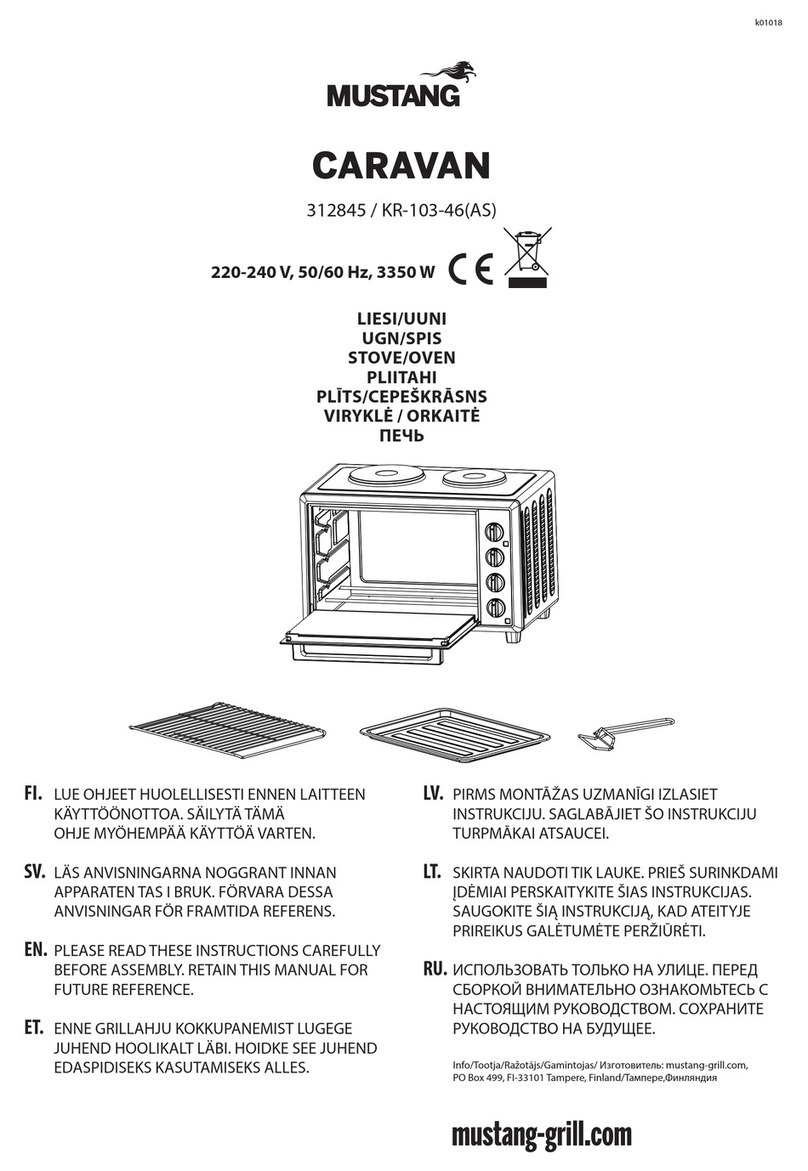 Mustang CARAVAN 312845 instructions