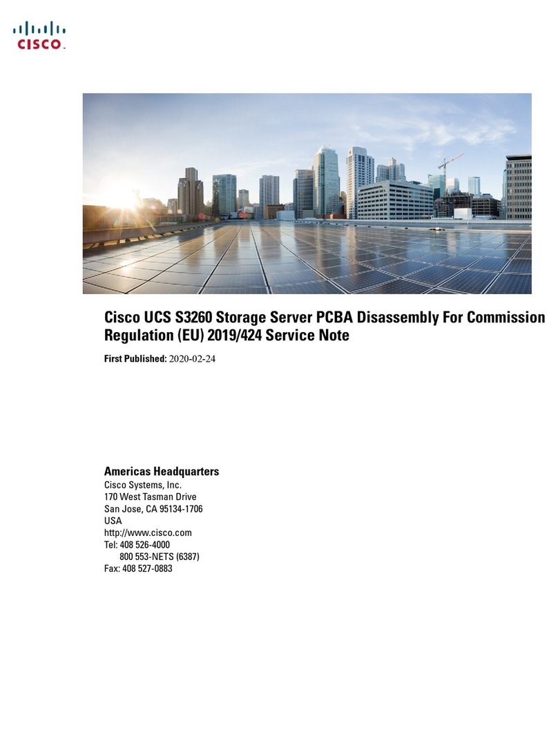 Cisco UCS S3260 Service note Cisco UCS S3260 Service note