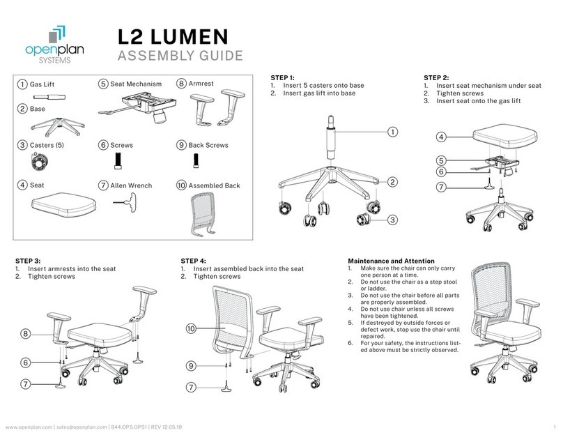 Openplan L2 LUMEN User manual