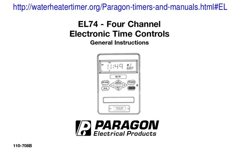Paragon EL74 General instructions
