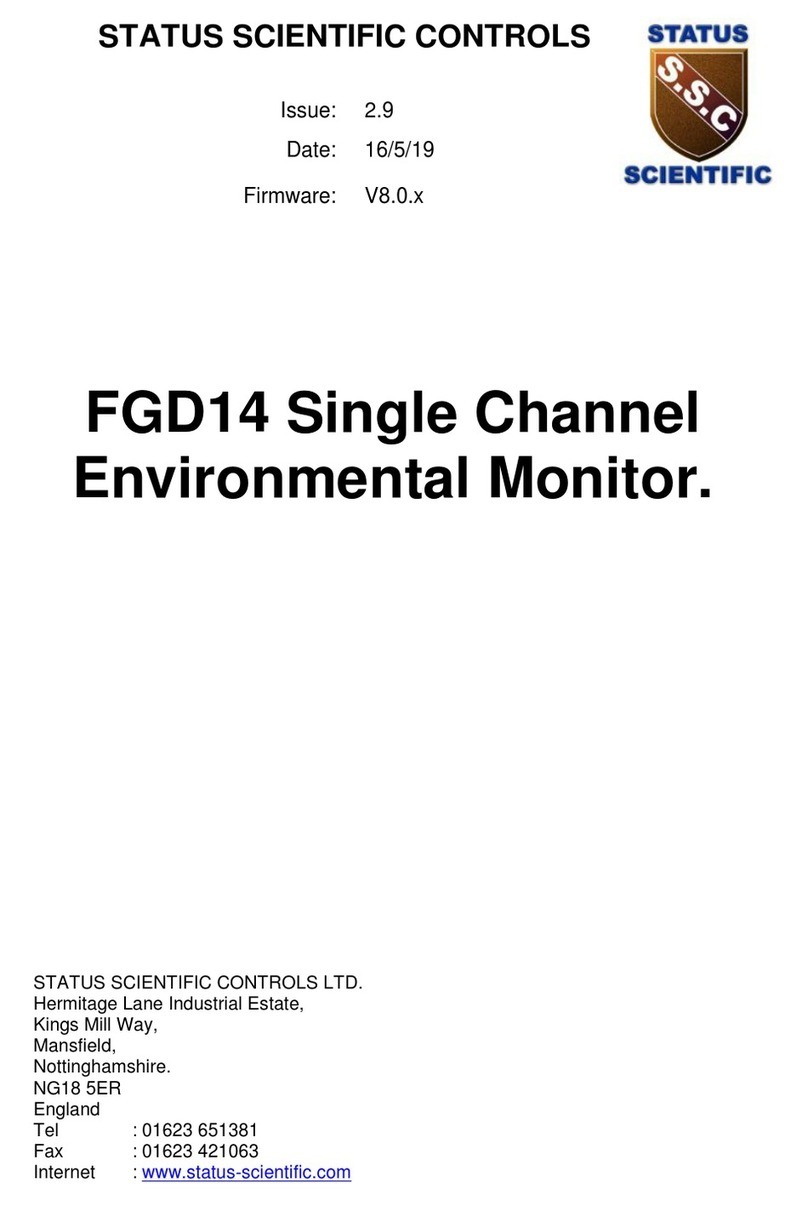 STATUS SCIENTIFIC CONTROLS FGD14 manual