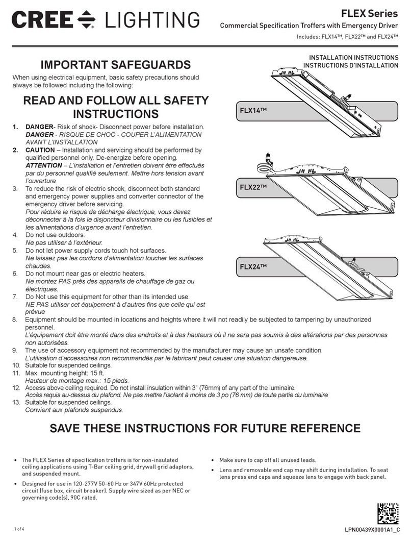 CREE LIGHTING FLEX Series User manual