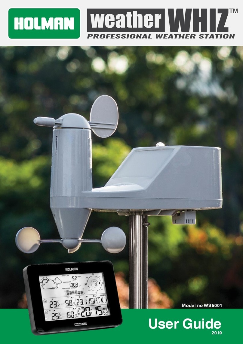 Holman WeatherWHIZ WS5001 User manual