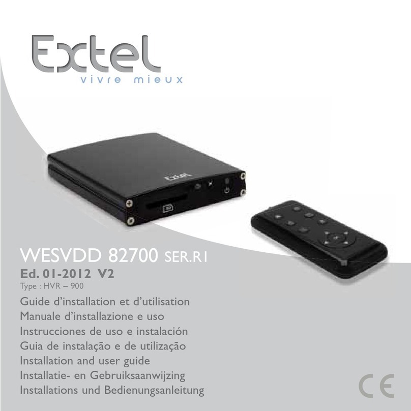 Extel WESVDD 82700 SER.R1 Installation and user guide