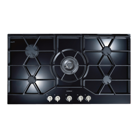 Gaggenau CG290210 installation instructions
