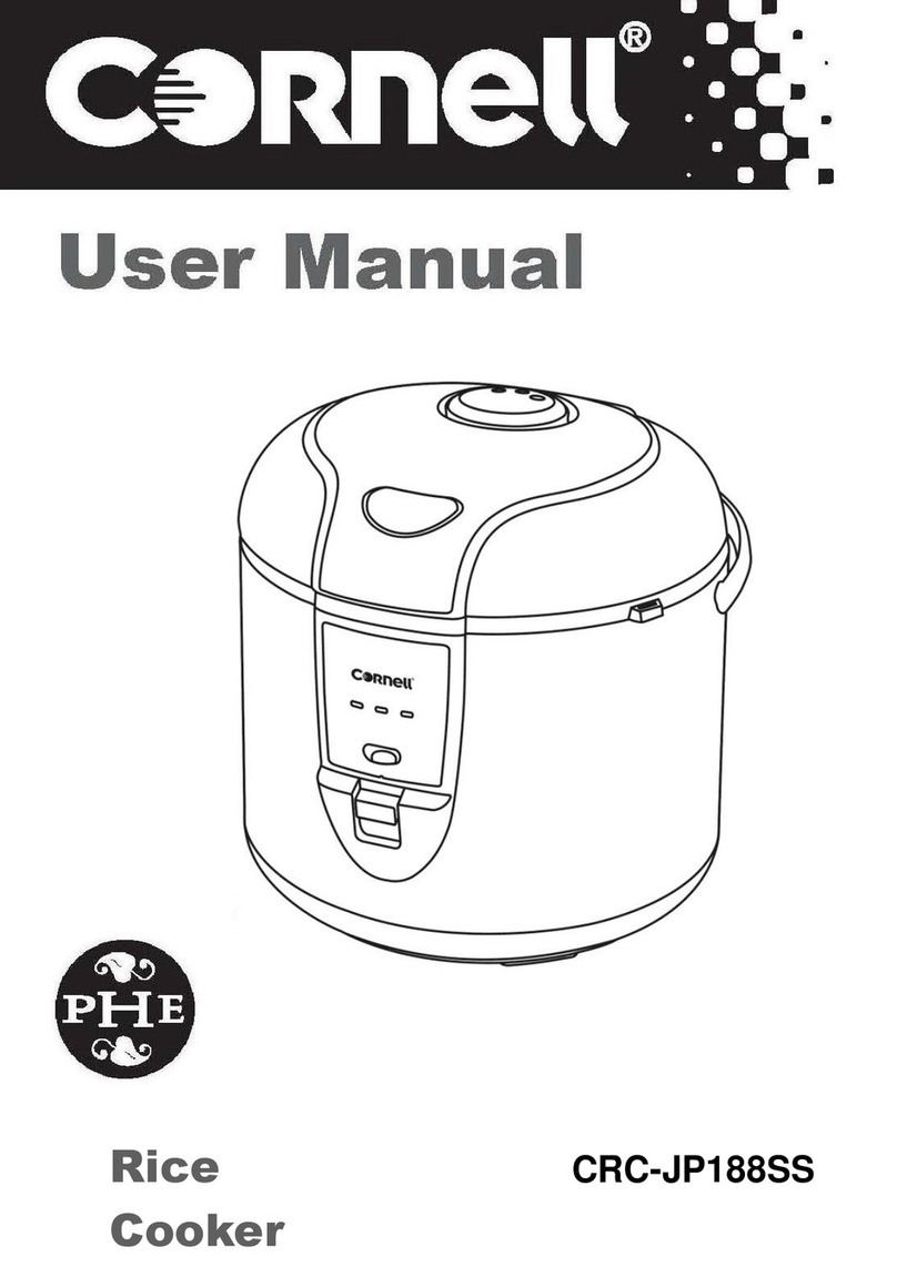 Cornell CRC-JP188SS user manual