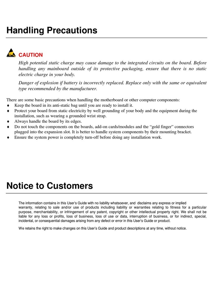 VIA Technologies Zida BX983D user guide