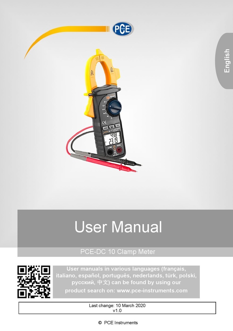 PCE Instruments PCE-DC 10 User manual
