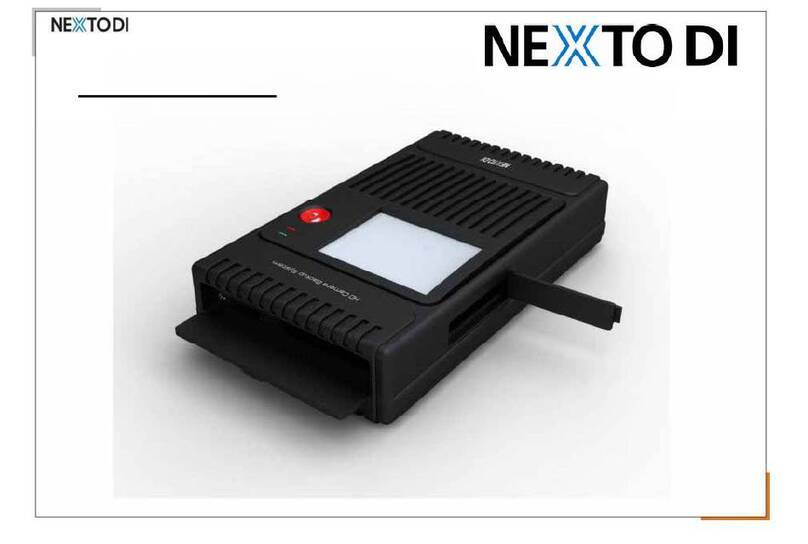 Nexto Di NVS2500 Operation instructions Nexto Di NVS2500 Operation instructions