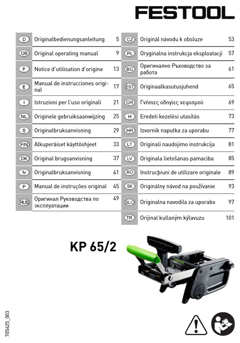 Festool KP 65/2 Original operating manual