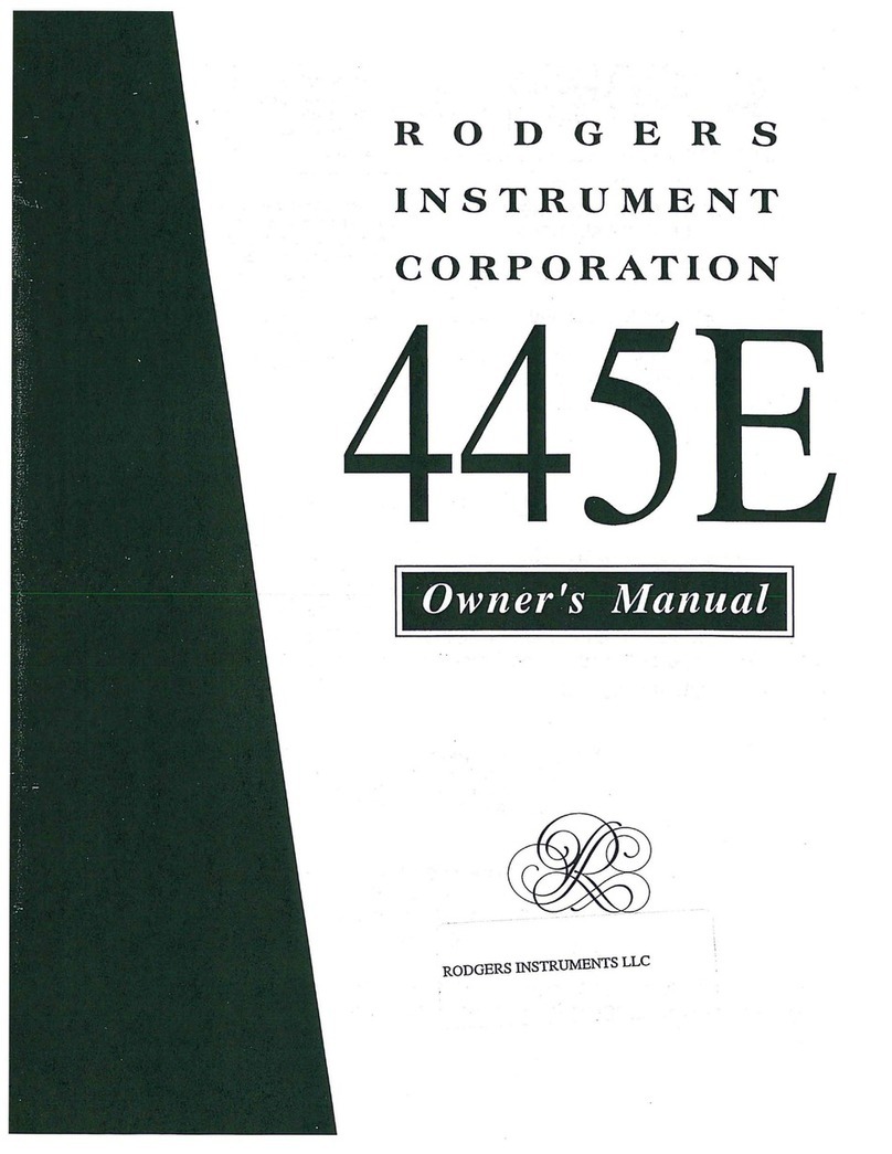 Rodgers 445E owner's manual