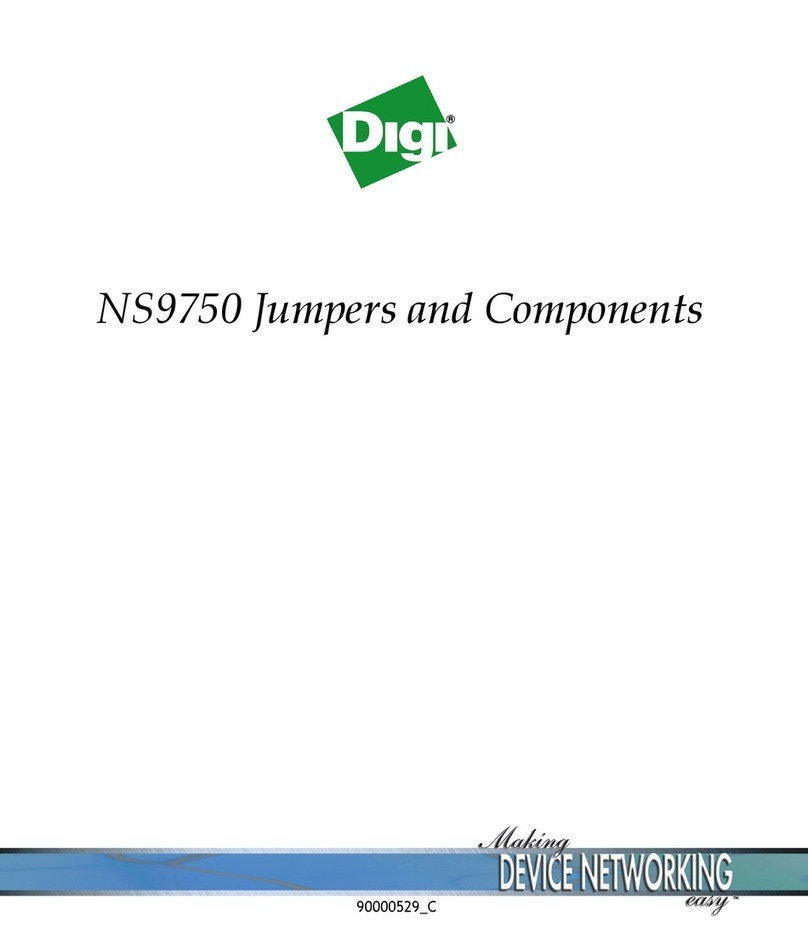 Digi NS9750 User manual
