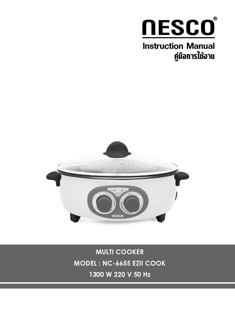 Nesco NC-6655 EZII COOK User manual