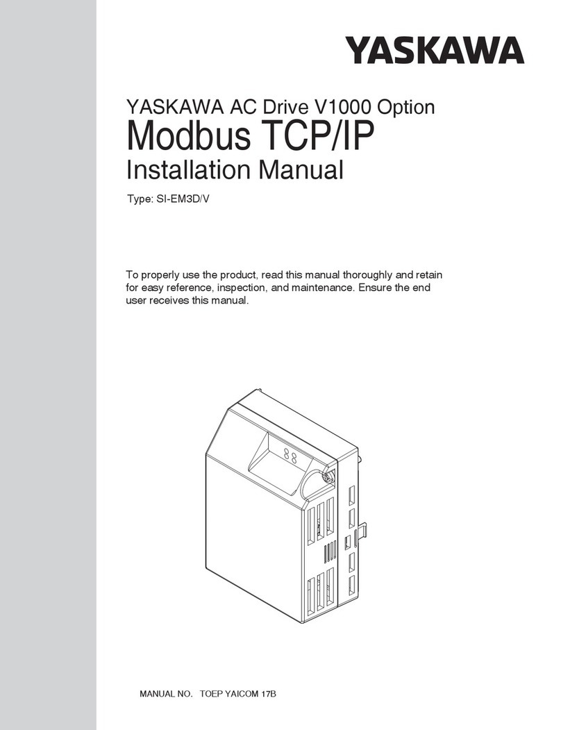 YASKAWA V1000 SI-EM3D/V installation manual