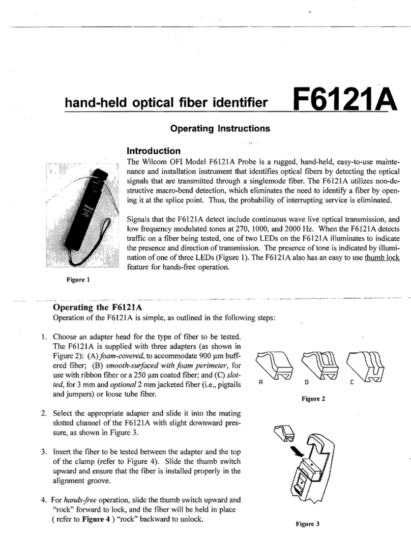 Wilcom F6121A operating instructions