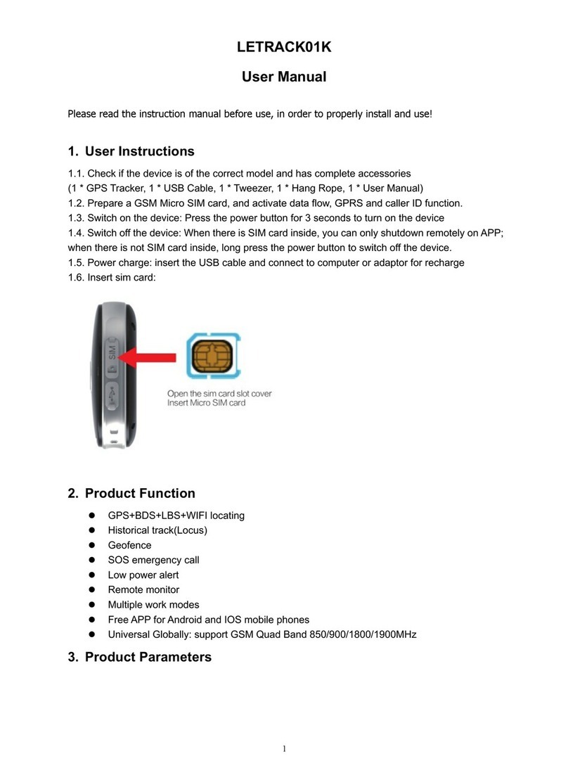 Leotec LETRACK01K user manual