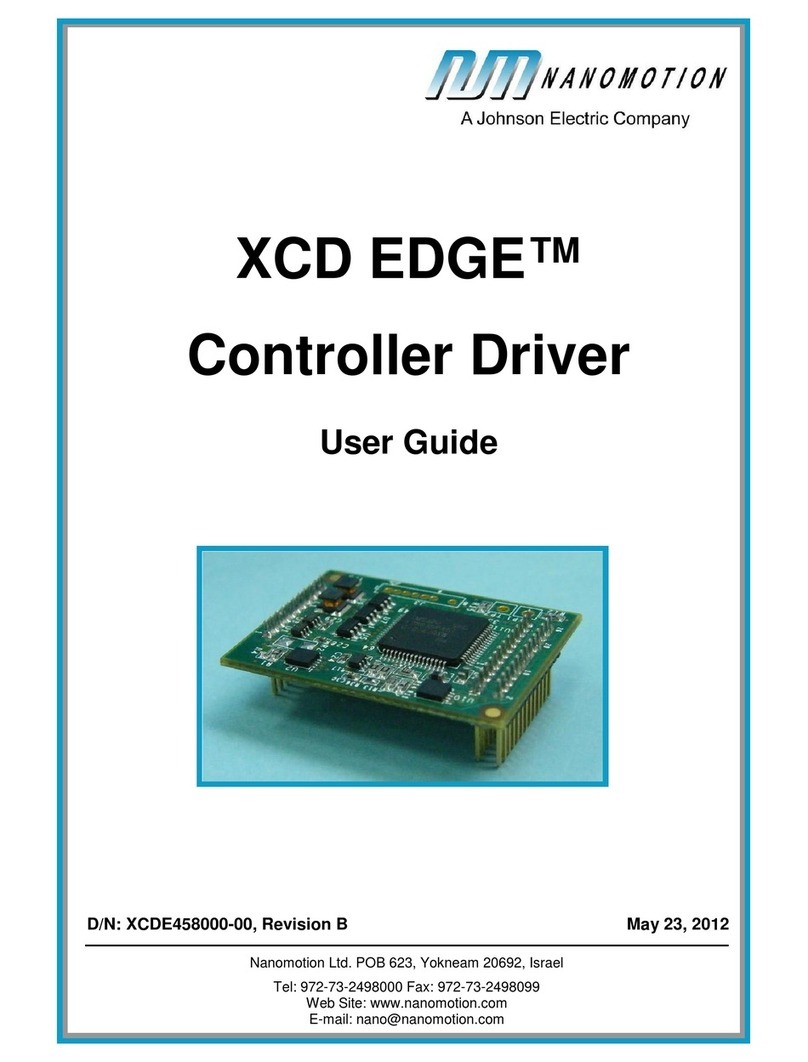 Johnson Electric Nanomotion XCD EDGE user guide