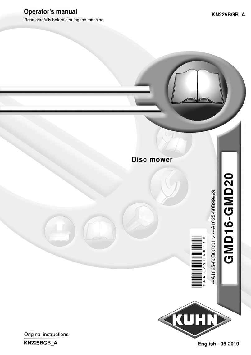 KUHN GMD16 User manual