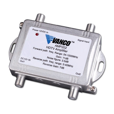 Vanco AMP202 User manual