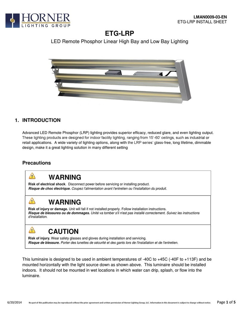HORNER ETG-LRP Series Install Sheet