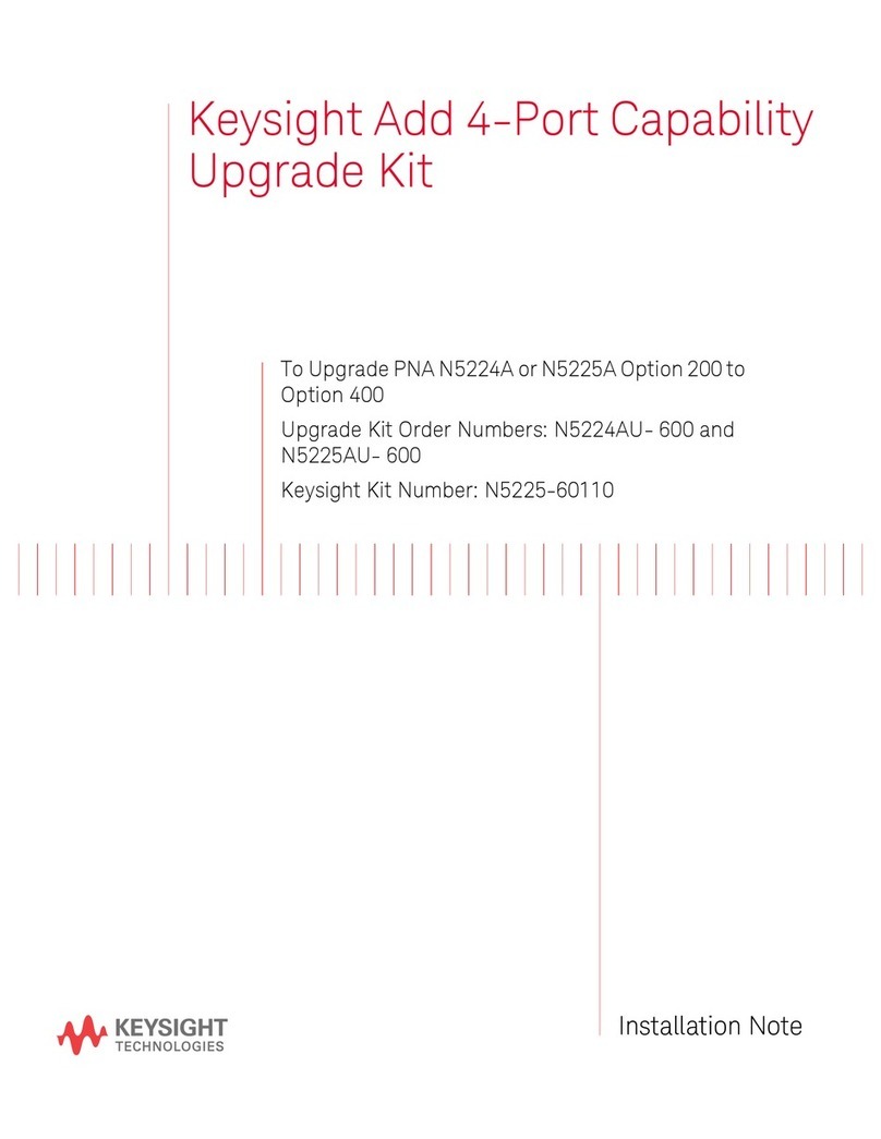 Keysight N5225-60110 Installation note