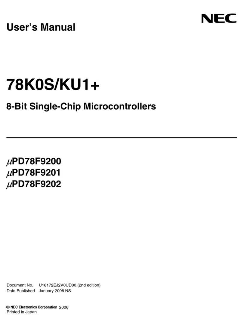 NEC 78K0S/KU1+ User manual