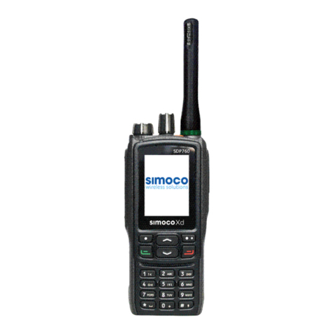 Simoco SDP760 user guide