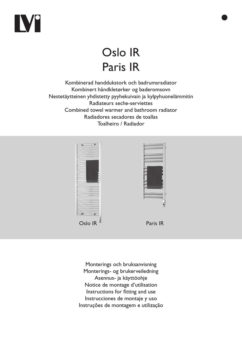 LVI Oslo IR Series Instructions for fitting and use