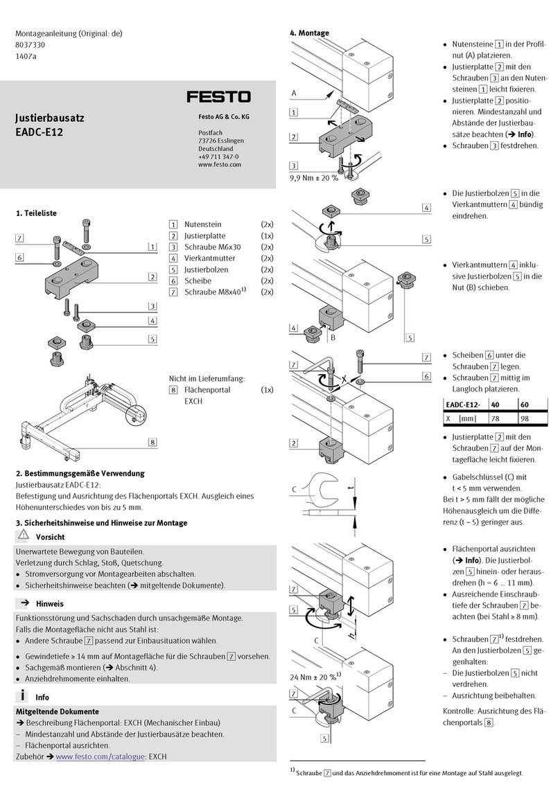 Festo EADC-E12 Mounting instructions