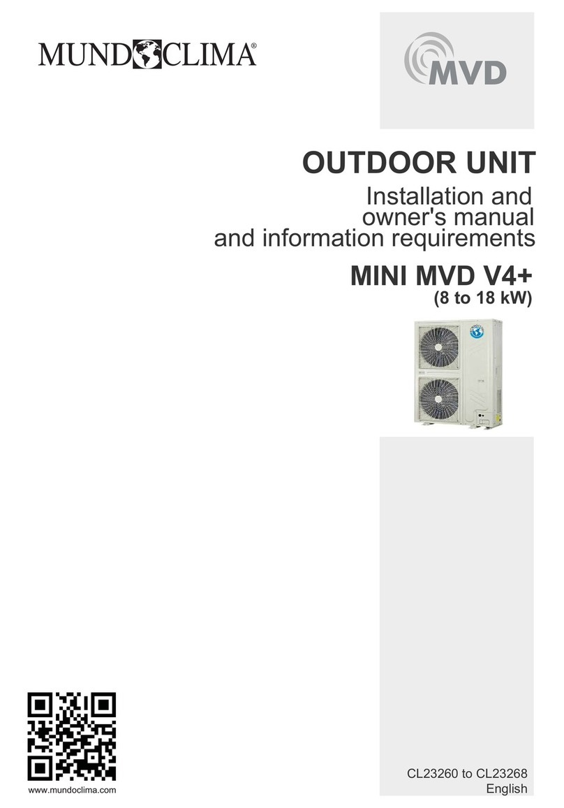mundoclima MINI MVD V4+ User manual