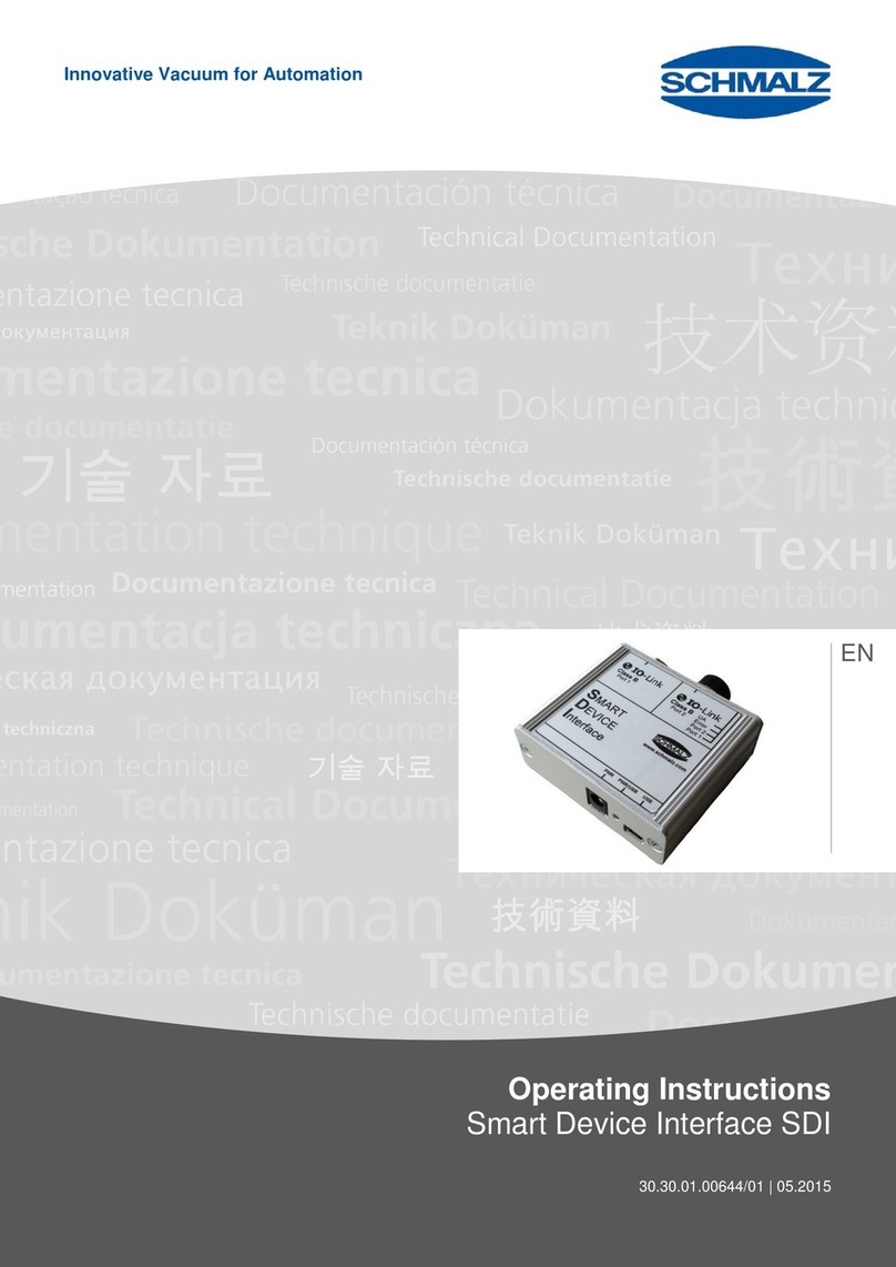 Schmalz SDI operating instructions