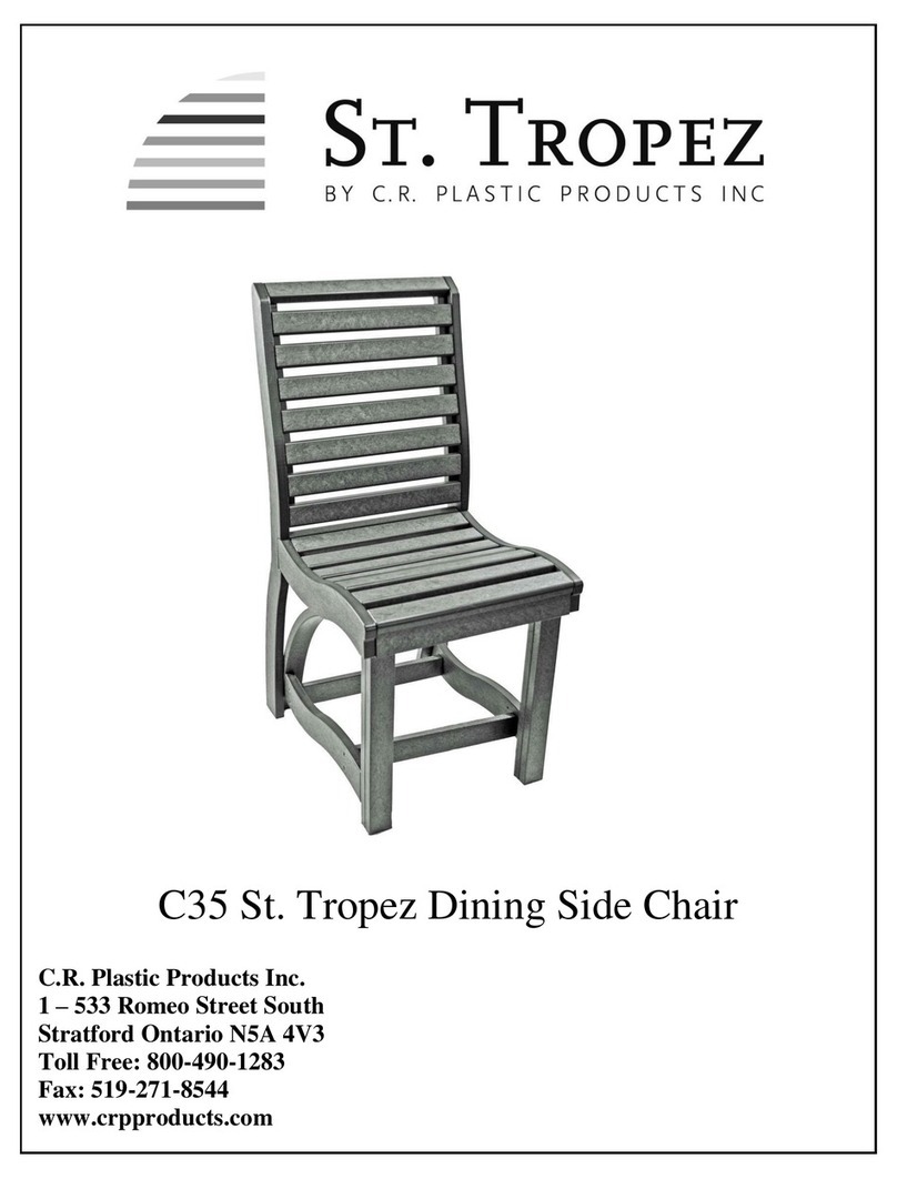 C.R. Plastic Products St. Tropez C35 User manual C.R. Plastic Products St. Tropez C35 User manual