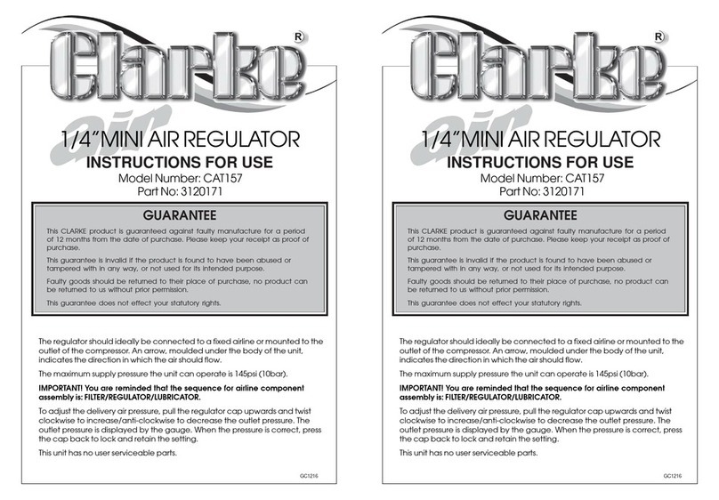Clarke CAT157 Instructions for use