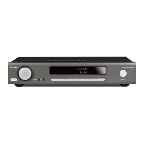 Arcam SA20 Quick start guide