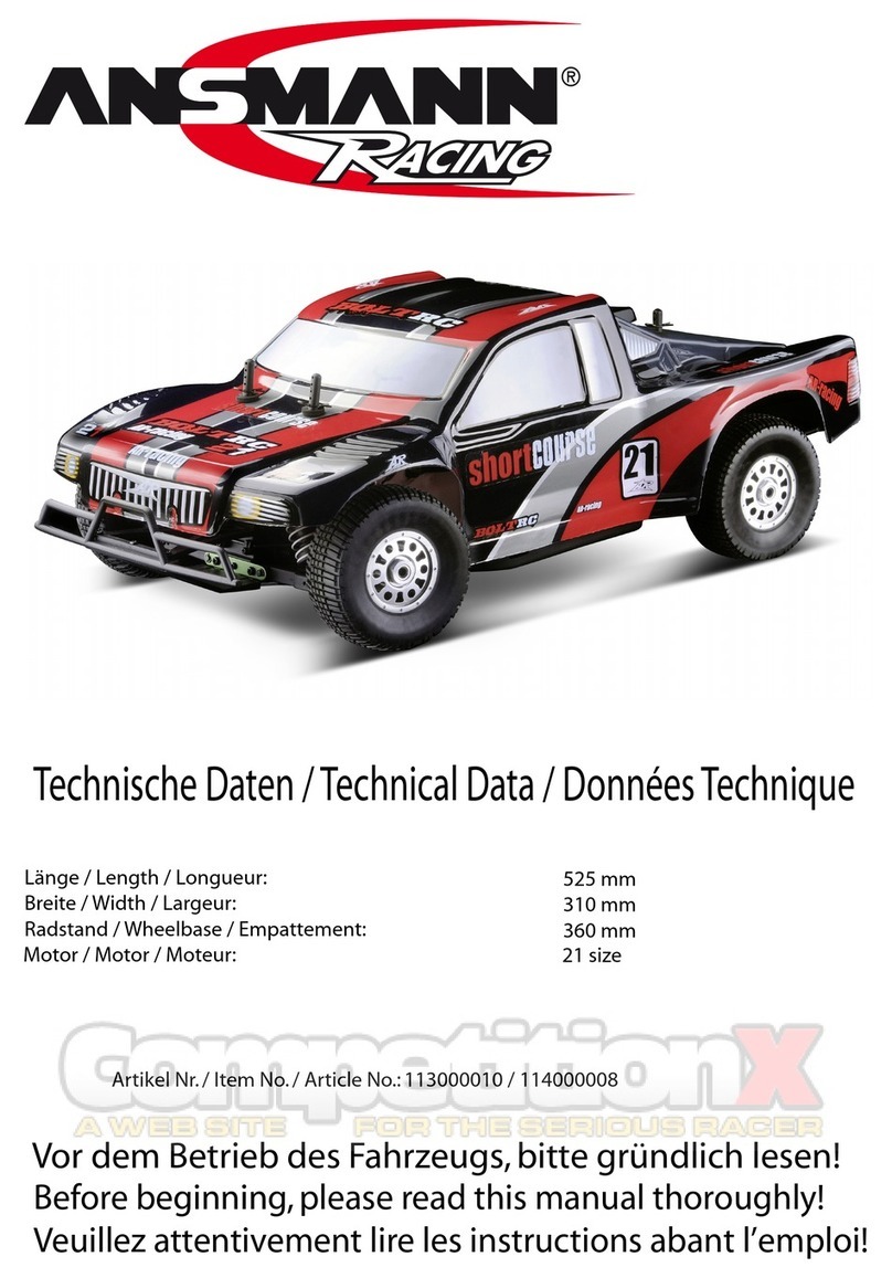 Ansmann Racing Short Course 4wd Nitro Technical data Ansmann Racing Short Course 4wd Nitro Technical data