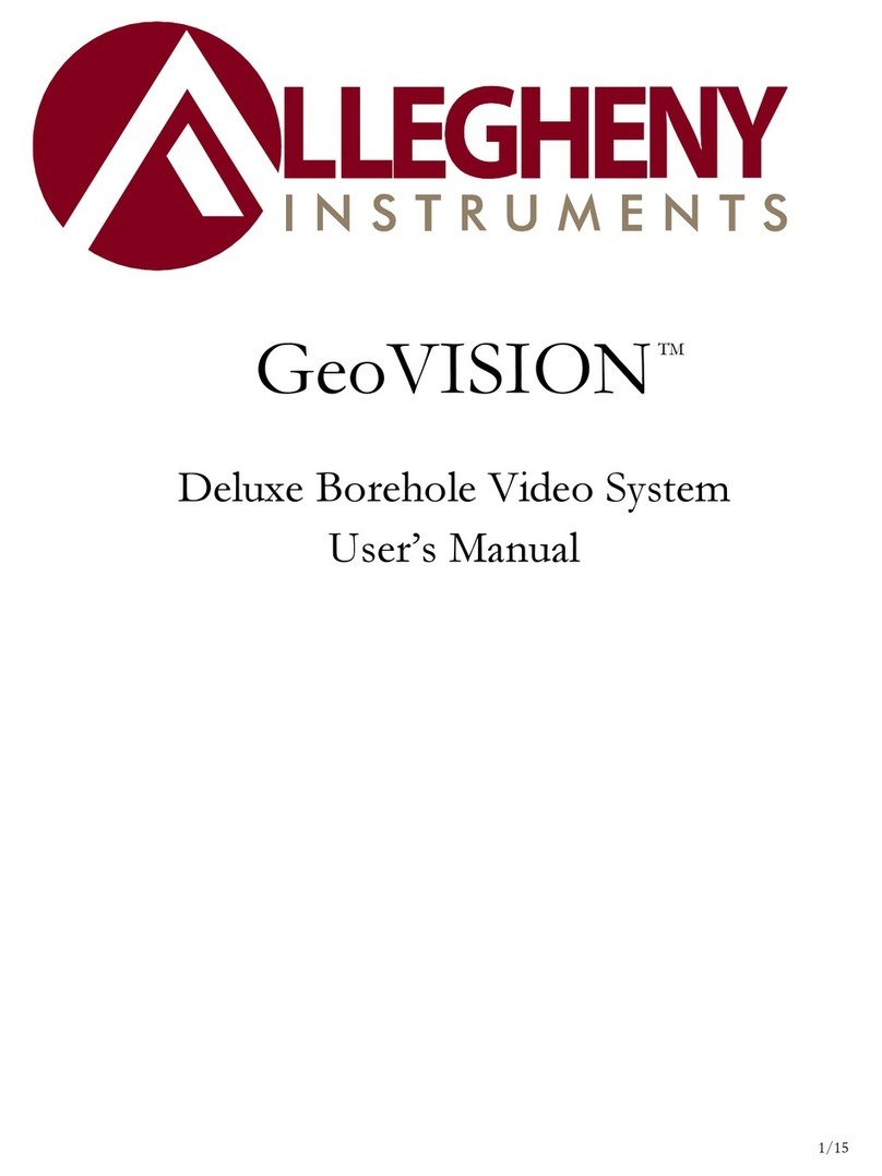Allegheny GeoVISION User manual