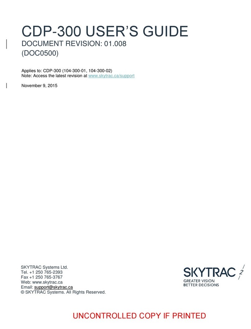 Skytrac CDP-300 user guide