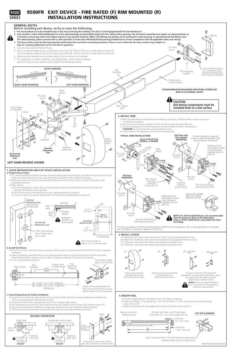 Dorex 9500 Series User manual