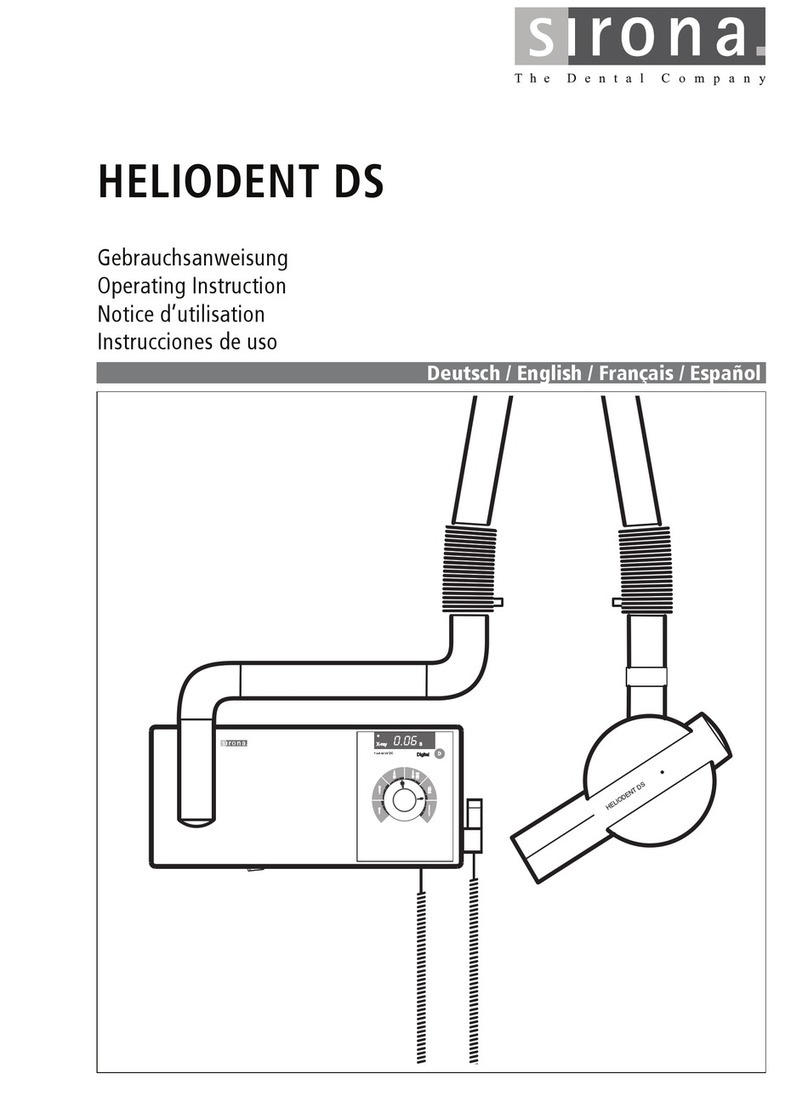 Sirona Dental HELIODENT DS operating instructions