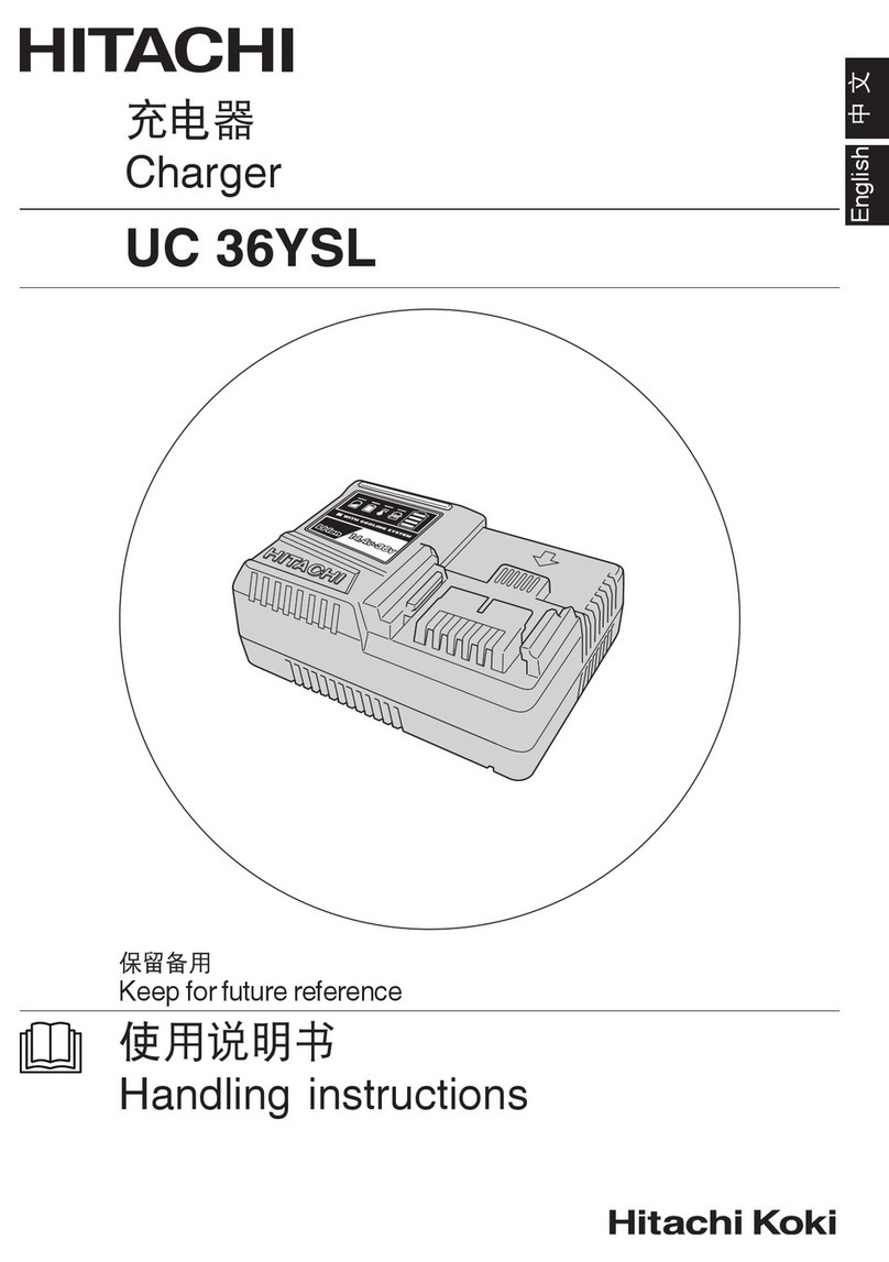 Hitachi UC 36YSL Handling instructions