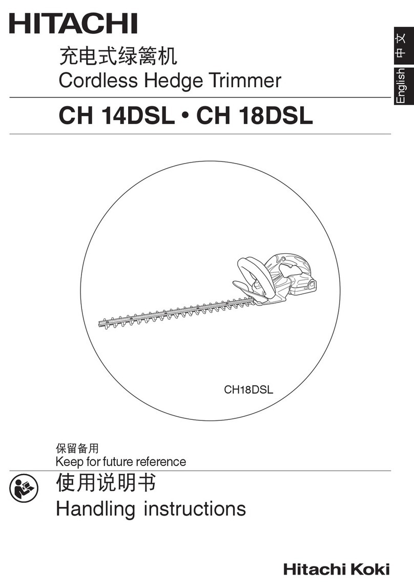 Hitachi CH 14DSL User manual