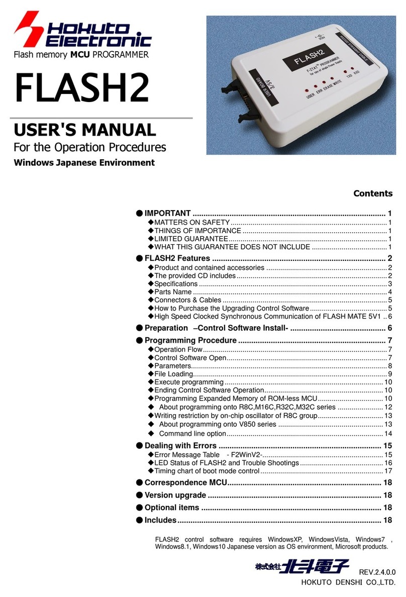 Hokuto Electronic FLASH2 User manual