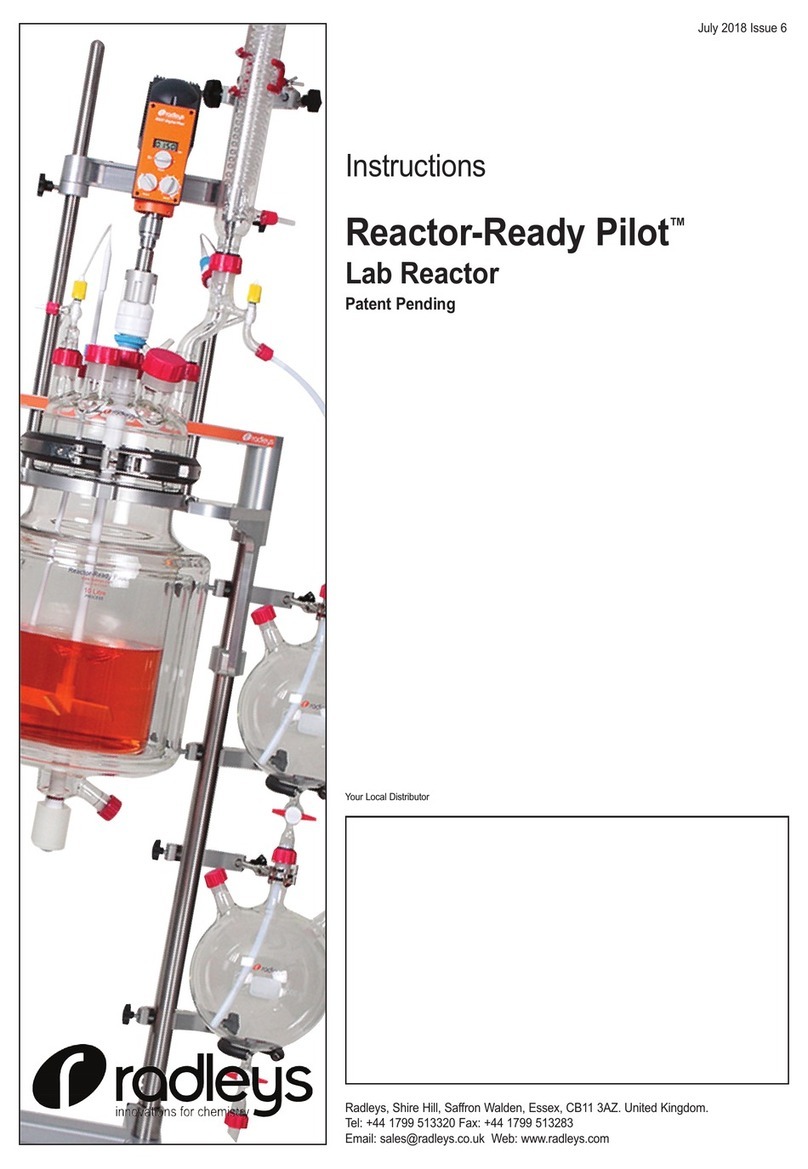 Radleys Reactor-Ready Pilot instructions Radleys Reactor-Ready Pilot instructions