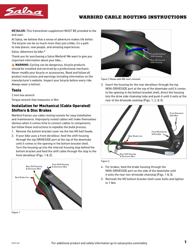 SALSA Warbird User manual