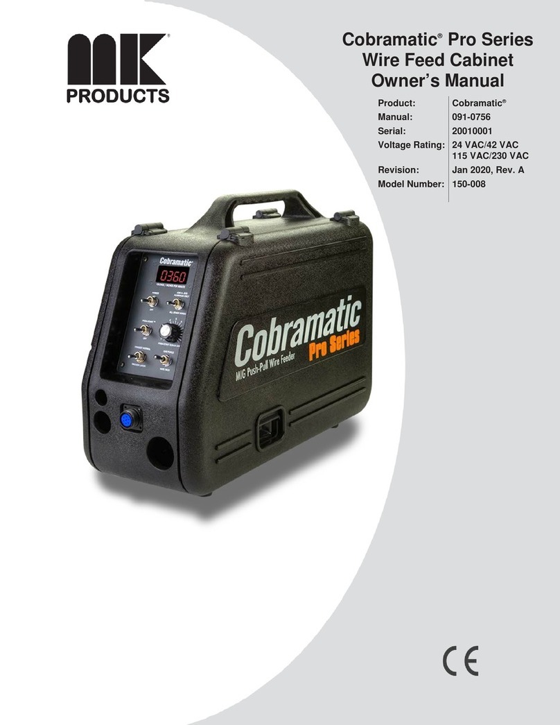 MK Products Cobramatic Pro Series owner's manual