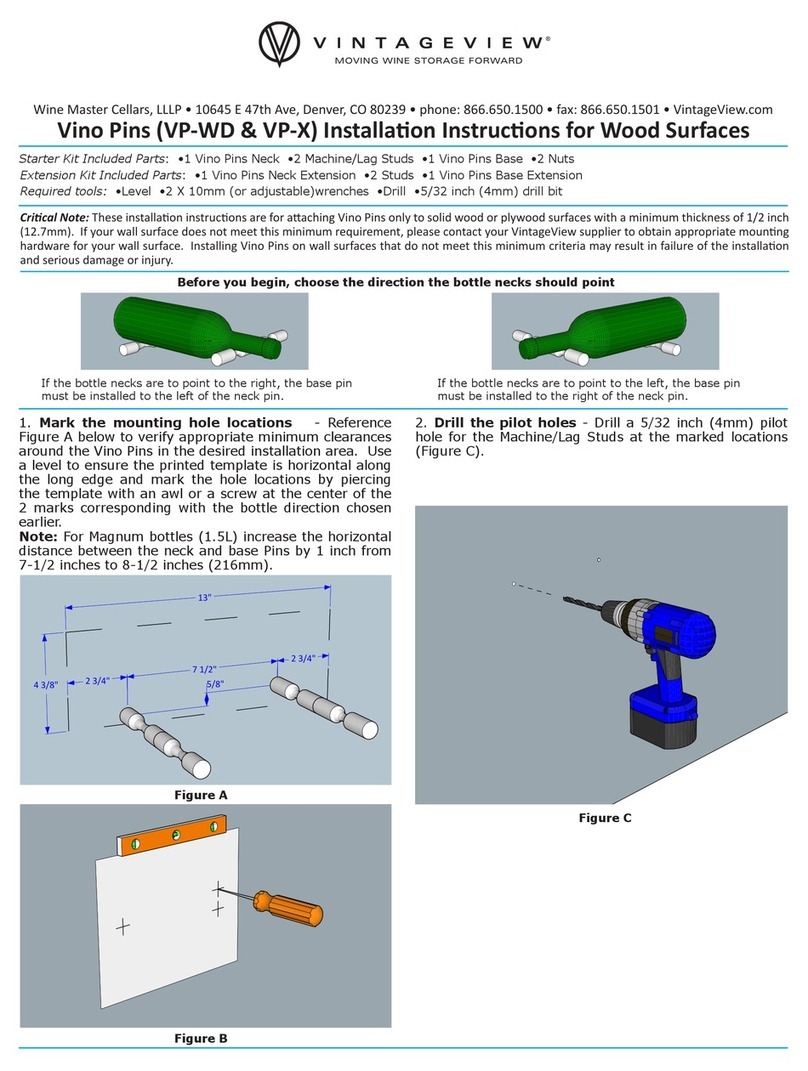 Vintage view VP-WD installation instructions Vintage view VP-WD installation instructions